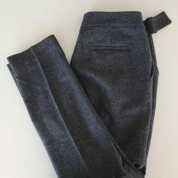 kate spade Pants - Kate Spade 0 Saturday Pleated Pants Officewear Speckled Dark Grey Wool Trousers